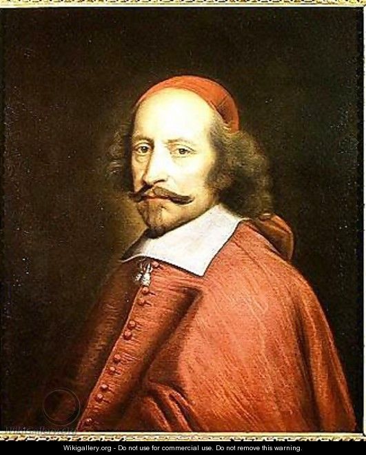 Portrait of Cardinal Jules Mazarin 1602-61 1658-60 - Pierre Mignard