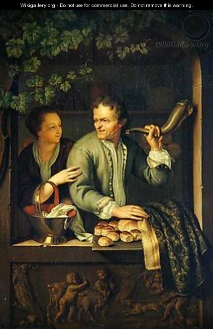 The Baker - Frans van the Younger Mieris