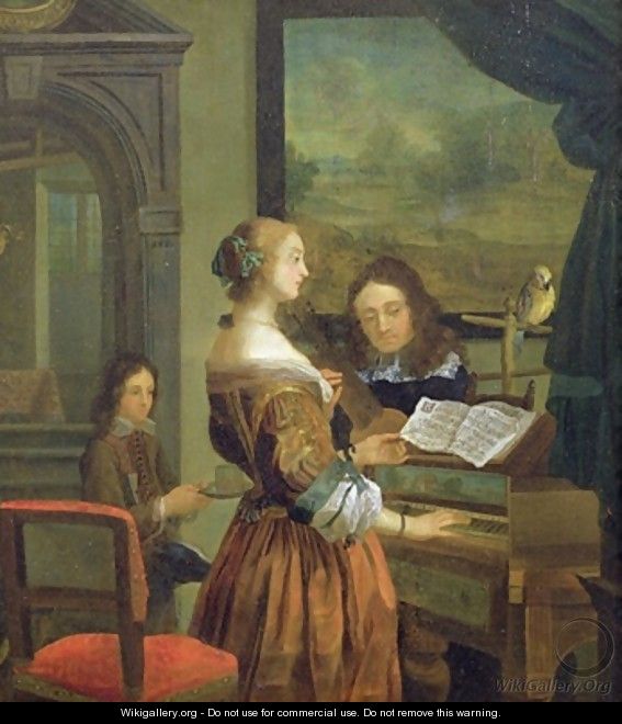 The Music Lesson - Willem van Mieris