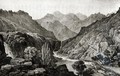 View in the Cordillera - (after) Miers, John