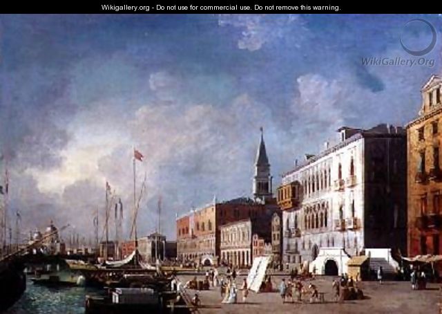 View of the Doges Palace and the Bacino di San Marco - Giovanni Migliara