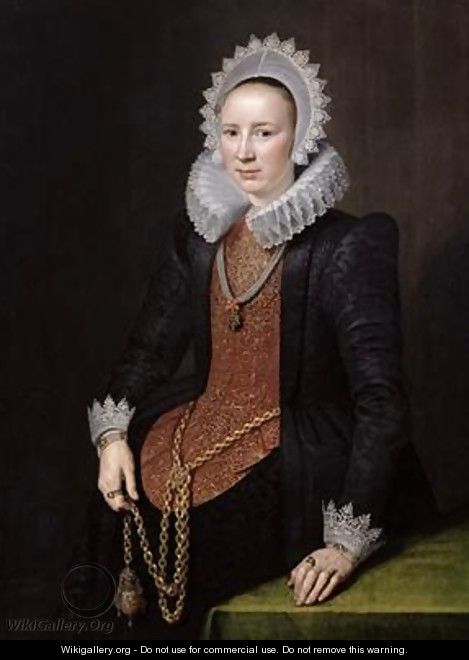 Portrait of a Lady aged 29 1615 - Michiel Jansz. van Miereveld
