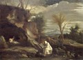 Landscape with Two Carthusian Monks - Pier Francesco Mola