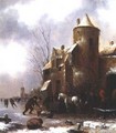 Winter landscape - Claes Molenaar (see Molenaer)