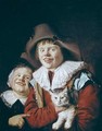 Children Playing with a Cat - Jan Miense Molenaer