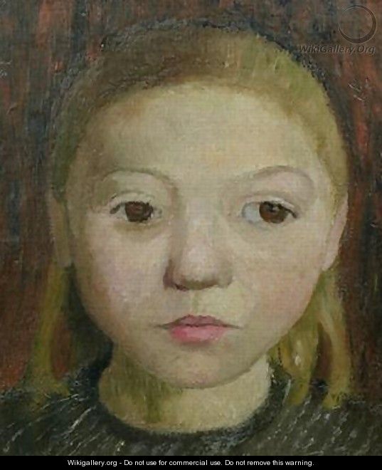 Head of a Girl - Paula Modersohn-Becker