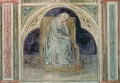 Woman resting from Scenes from a Private Life cycle after Giotto 1450 - Nicolo & Stefano da Ferrara Miretto