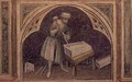 The Stone Cutter from The Working World cycle after Giotto 1450 - Nicolo & Stefano da Ferrara Miretto