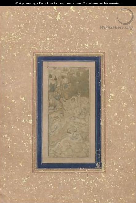 Majnun in the Wilderness from Northern India - Miskin