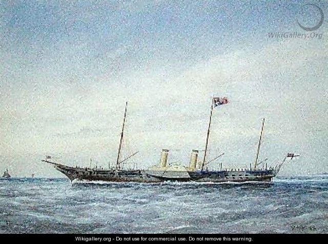 The Royal Yacht Osbourne 1876 - William Frederick Mitchell
