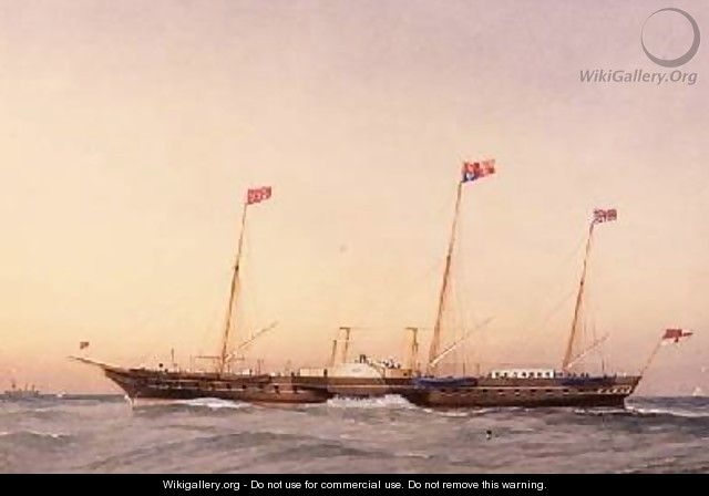 The Yacht Victoria and Albert 1880 - William Frederick Mitchell