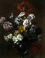 Still Life of Flowers in a Glass Vase - Jean-Baptiste Monnoyer