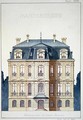 Front elevation of a house for the Bourgeoisie - H. Monnot