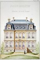Terrace elevation of a house for the Bourgeoisie - H. Monnot