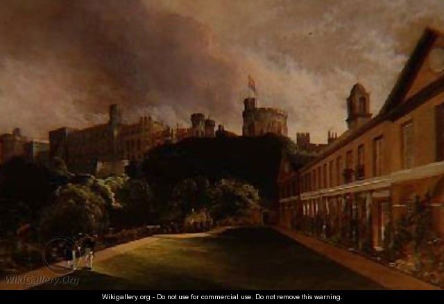 View of Windsor Castle from Travers College - Alfred Montague