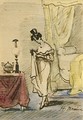 Young Lady at Home - Henri Bonaventure Monnier