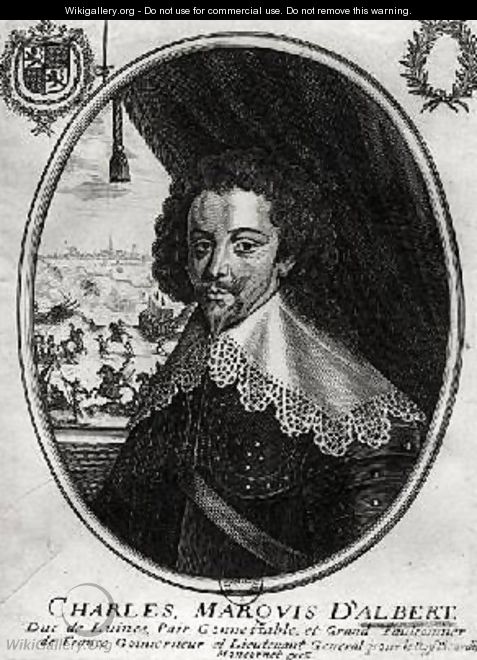 Charles de Luynes 1578-1621 - Balthazar Moncornet