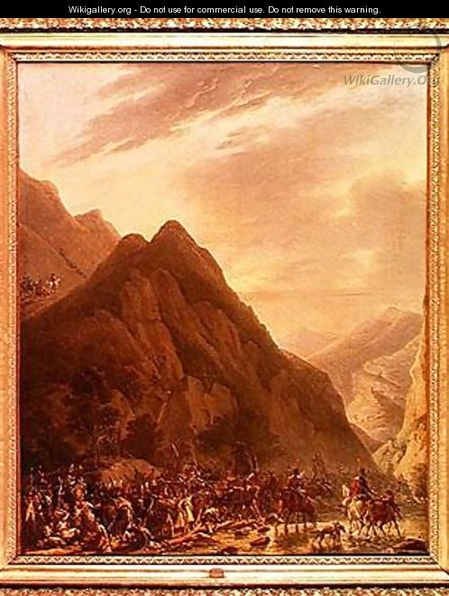 Passage of Mount Albaredo - Antoine Pierre Mongin