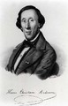 Portrait of Hans Christian Andersen 1805-1875 - (after) Moller, Johan Frederick