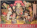 Poster advertising Bi-Lessive vegetale - Colomb B. Moloch