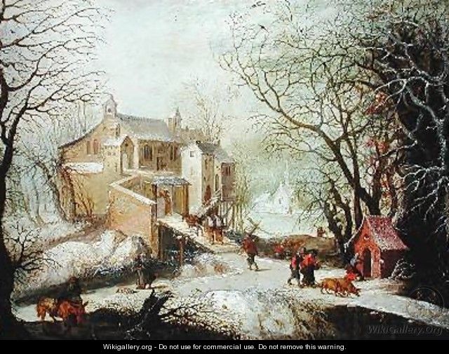 Winter Landscape 4 - Joos or Josse de, The Younger Momper