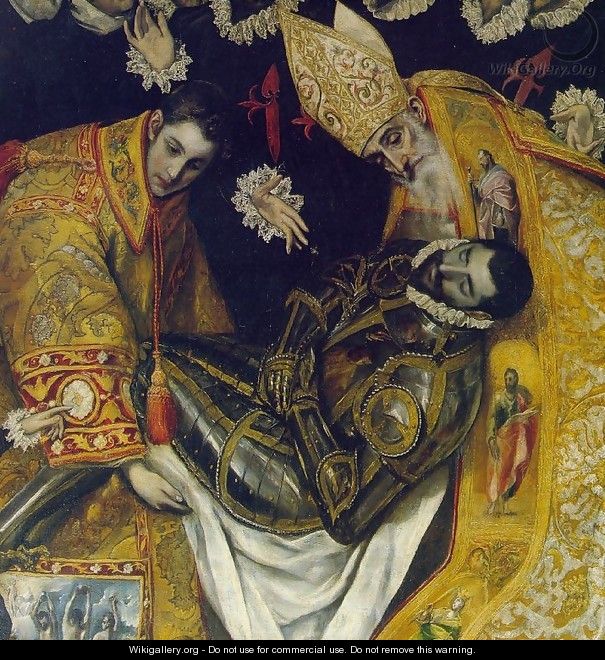 The Burial of Count Orgaz (detail) 2 - El Greco (Domenikos Theotokopoulos)