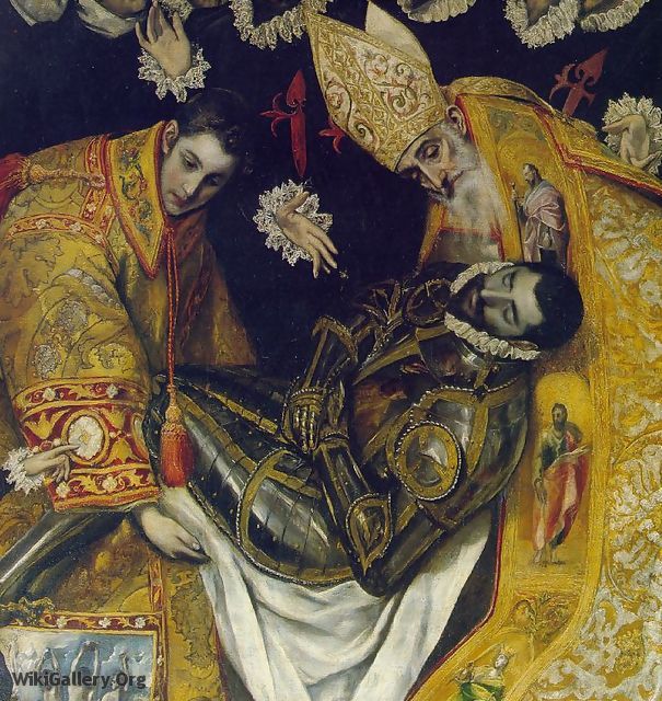 The Burial of Count Orgaz (detail) 2 - El Greco (Domenikos Theotokopoulos)