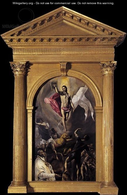 The Resurrection 2 - El Greco (Domenikos Theotokopoulos)