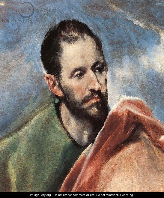 Study of a Man - El Greco (Domenikos Theotokopoulos)