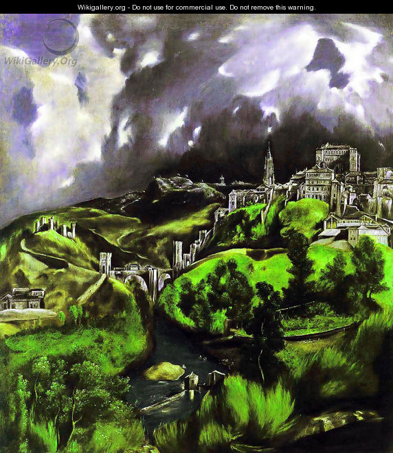 A View of Toledo - El Greco (Domenikos Theotokopoulos) A View of Toledo - El Greco (Domenikos Theotokopoulos)
