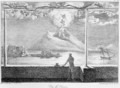 View of Vesuvius from Receuil des cartes et des vues du voyage en Amerique en Italie en Sicile et en Egypt fait pendant les annees 1816-21 - Edouard de Montule