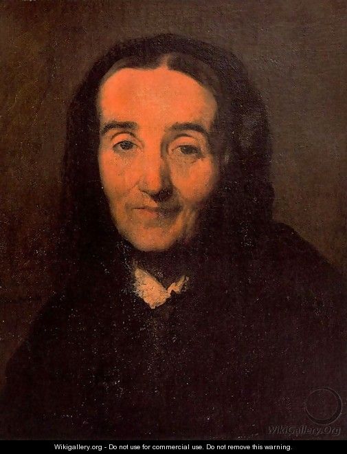 Retrato de la madre del pintor - Jose Jiménez y Aranda