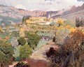 El valle de los naranjos. Biniaraix ( Mallorca ) - Santiago Rusinol i Prats