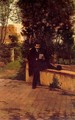 Retrato de Lluís Quer - Santiago Rusinol i Prats