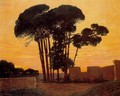 Paseo de pinos (Aranjuez) - Santiago Rusinol i Prats