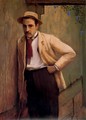 Retrato del pintor Ricard Planells - Santiago Rusinol i Prats