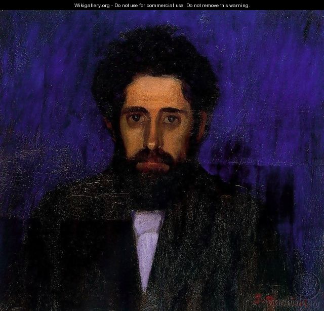 Retrato de Modesto Sánchez Ortiz - Santiago Rusinol i Prats