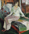 Model on the Couch - Edvard Munch