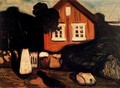 House in Moonlight - Edvard Munch