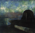 Starry night 1893 - Edvard Munch