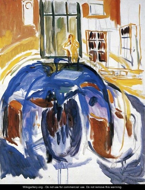 Self-Portrait During Eye Disease II - Edvard Munch