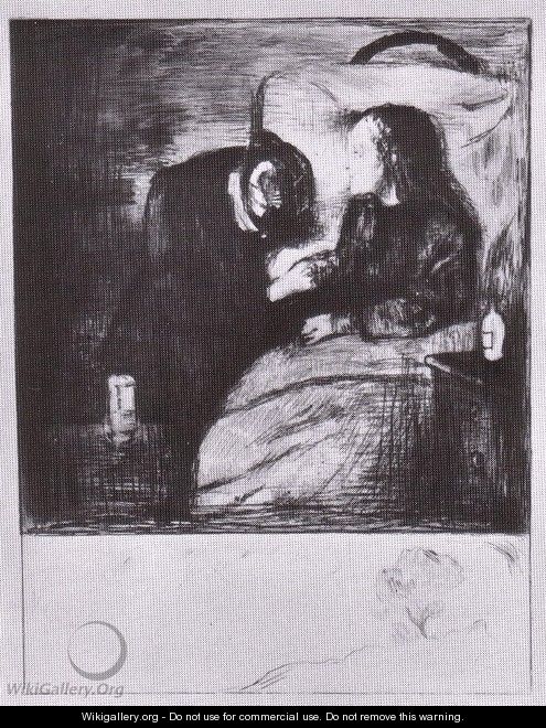 la jeune fille malade 1894 - Edvard Munch