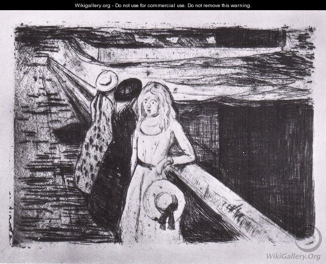 jeunes filles sur la jetée 1903 - Edvard Munch