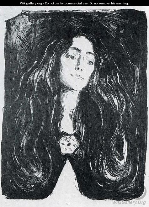 The Brooch. Eva Mudocci - Edvard Munch