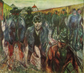 Workers returning at home 1915 - Edvard Munch