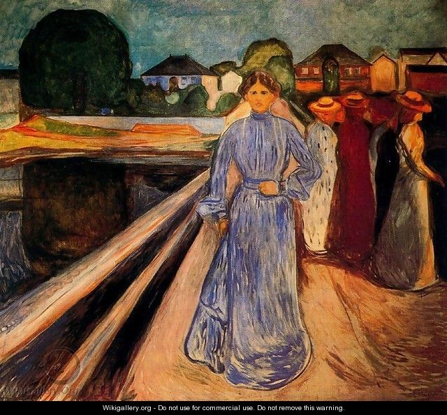 Women on the Bridge - Edvard Munch