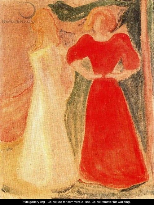 Two Girls - Edvard Munch