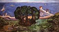 Trees on the Shore - Edvard Munch