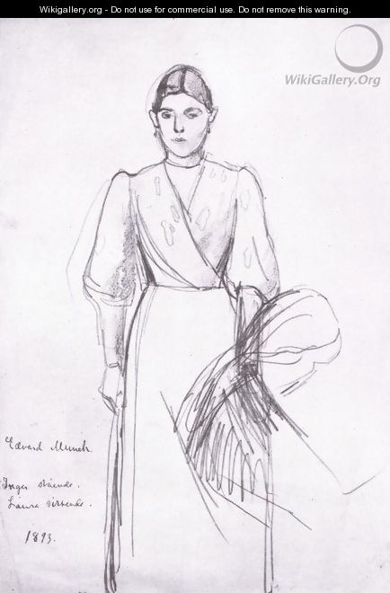 étude pour la chambre mortuaire 1893 - Edvard Munch