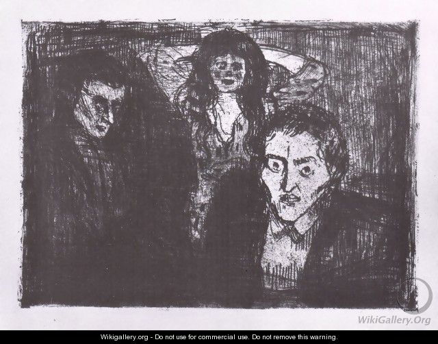 passion (jalousie) 1914 - Edvard Munch